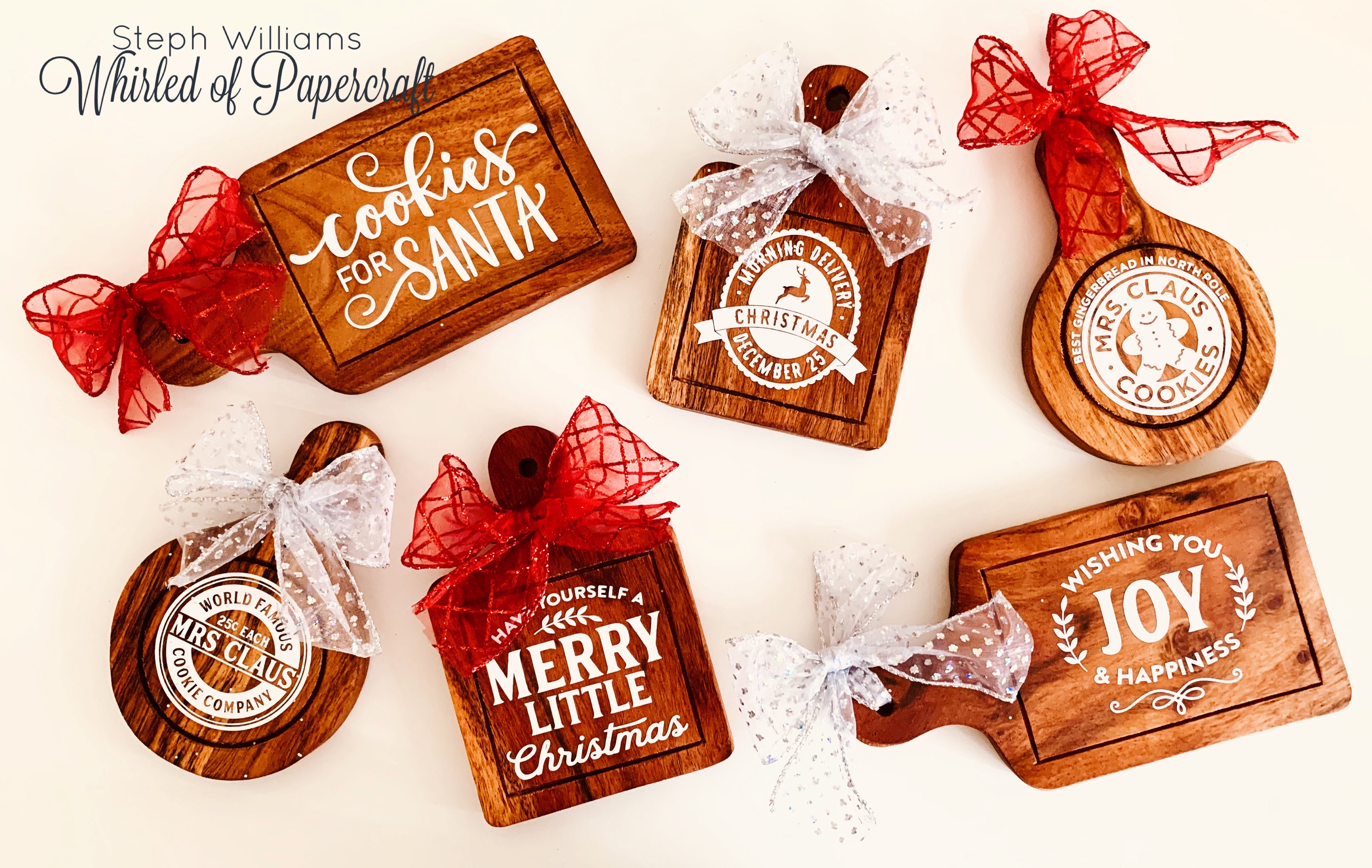 Mini Wooden Christmas Boards