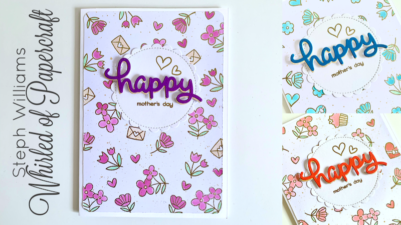 Simple Watercolour Cards for Mother’s Day | Pretty Pink Posh Stamps