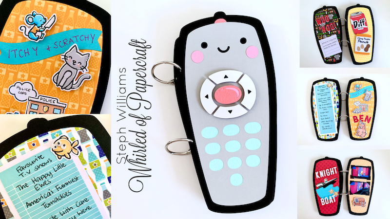 Remote Mini Album | Doodlebug Design & Lawn Fawn