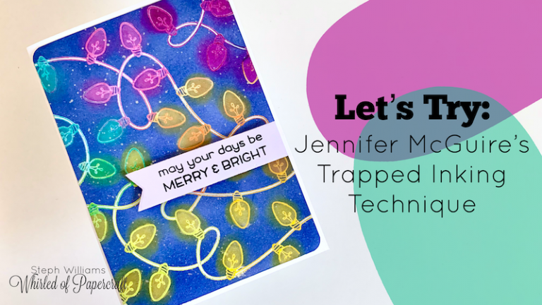 Let’s Try Jennifer McGuire’s Trapped Inking Technique