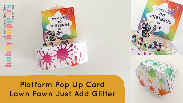 Hobby Hoppers Magic Maker | Lawn Fawn Platform Pop Up Card