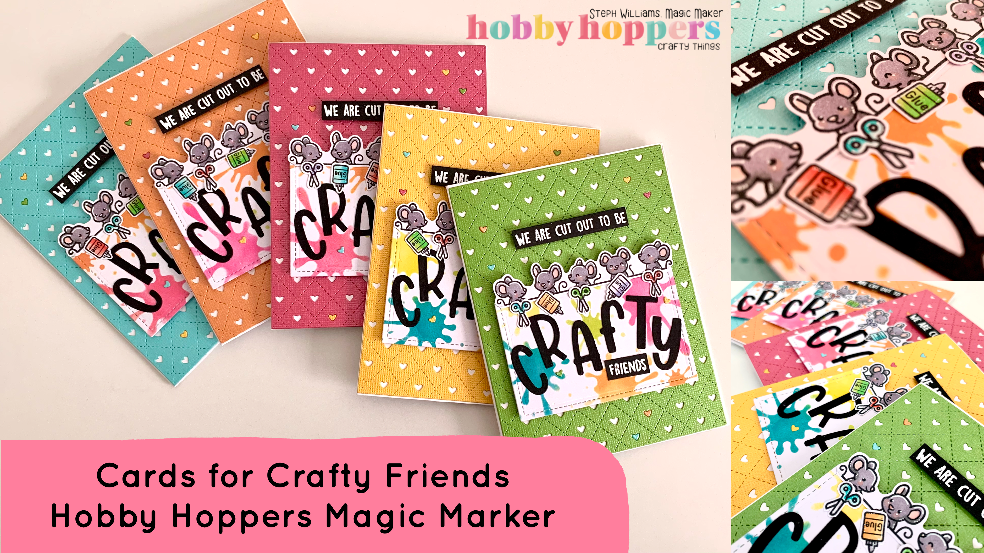 Hobby Hoppers Magic Maker Project | June 2022 | Crafty Cards for Crafty Friends